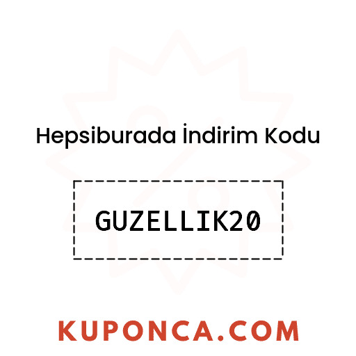 Hepsiburada İndirim Kodu - GUZELLIK20