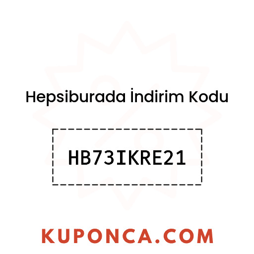 Hepsiburada İndirim Kodu - HB73IKRE21