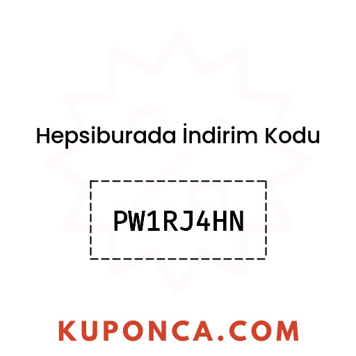 Hepsiburada İndirim Kodu - PW1RJ4HN