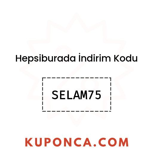 Hepsiburada İndirim Kodu - SELAM75