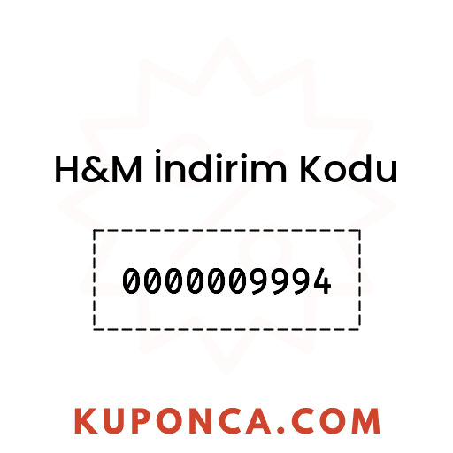 H&M İndirim Kodu - 0000009994