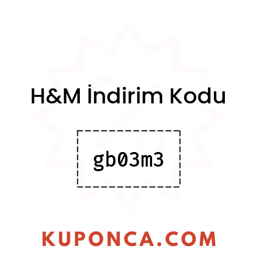 H&M İndirim Kodu - gb03m3