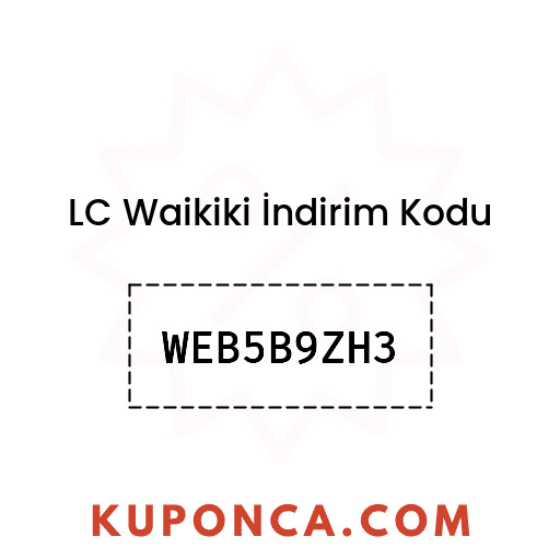 LC Waikiki İndirim Kodu - WEB5B9ZH3