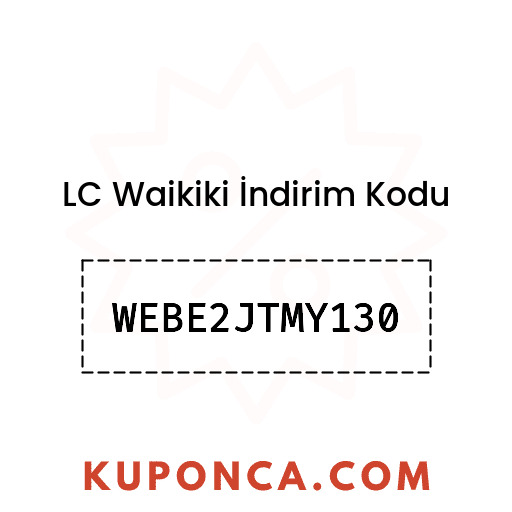 LC Waikiki İndirim Kodu - WEBE2JTMY130