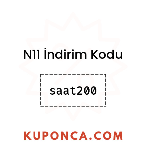 N11 İndirim Kodu - saat200