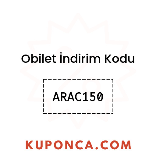 Obilet İndirim Kodu - ARAC150