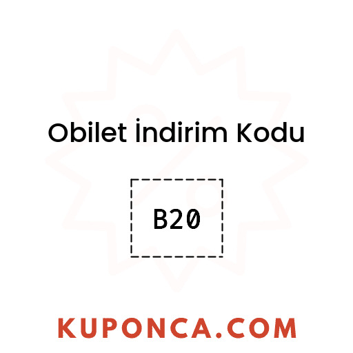 Obilet İndirim Kodu - B20