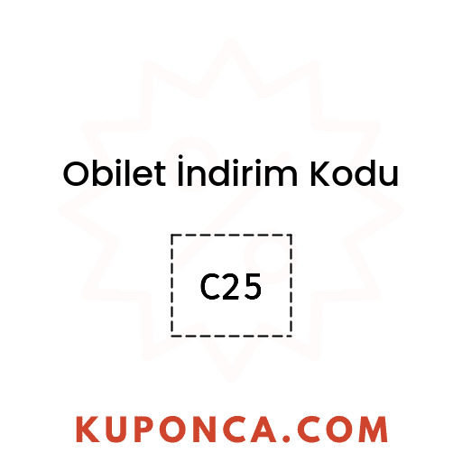 Obilet İndirim Kodu - C25