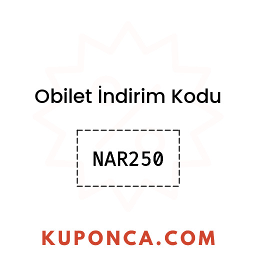 Obilet İndirim Kodu - NAR250