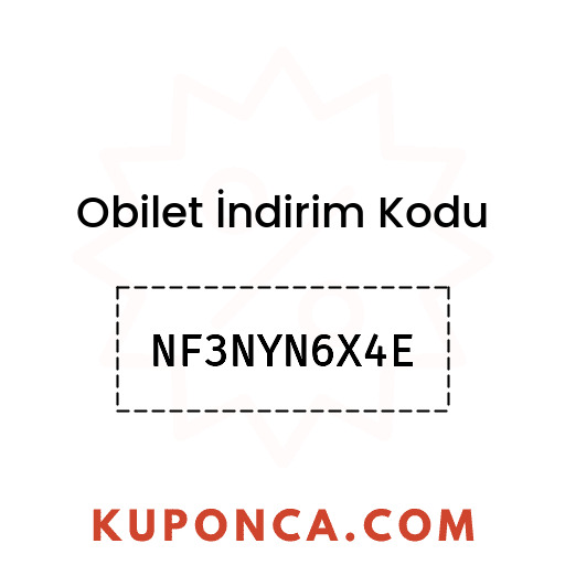 Obilet İndirim Kodu - NF3NYN6X4E