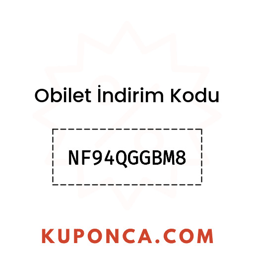 Obilet İndirim Kodu - NF94QGGBM8