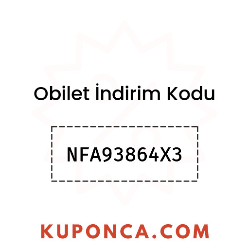 Obilet İndirim Kodu - NFA93864X3