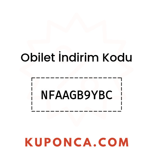 Obilet İndirim Kodu - NFAAGB9YBC