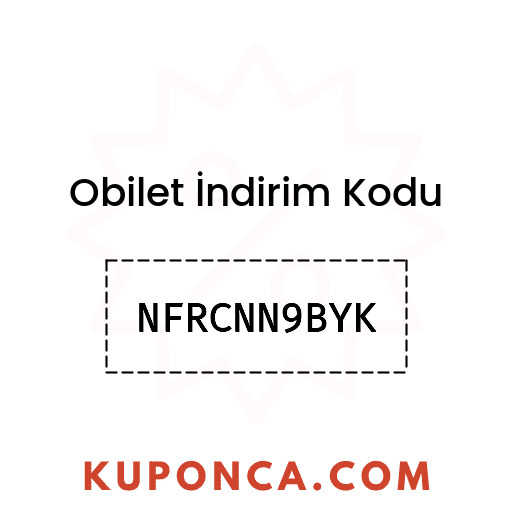 Obilet İndirim Kodu - NFRCNN9BYK