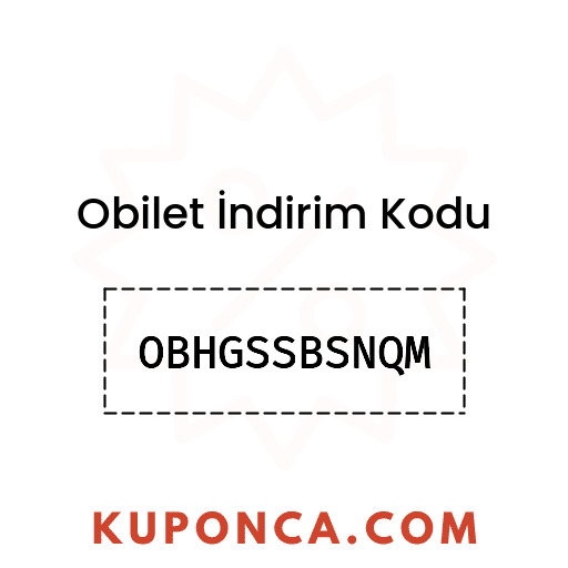 Obilet İndirim Kodu - OBHGSSBSNQM