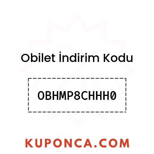 Obilet İndirim Kodu - OBHMP8CHHH0