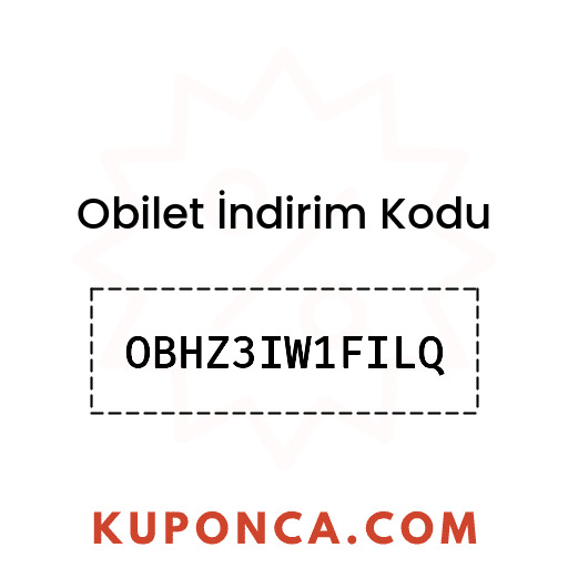 Obilet İndirim Kodu - OBHZ3IW1FILQ