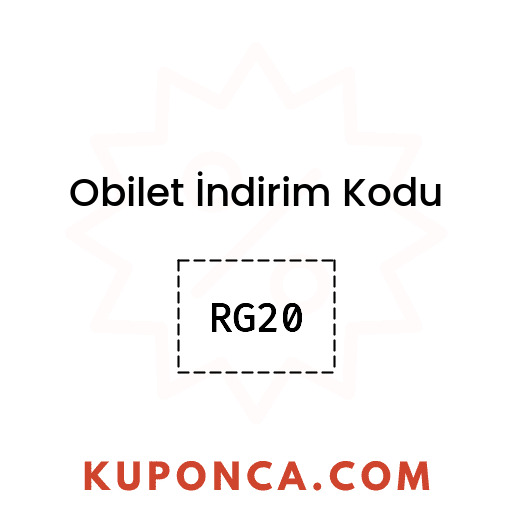 Obilet İndirim Kodu - RG20