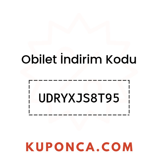 Obilet İndirim Kodu - UDRYXJS8T95