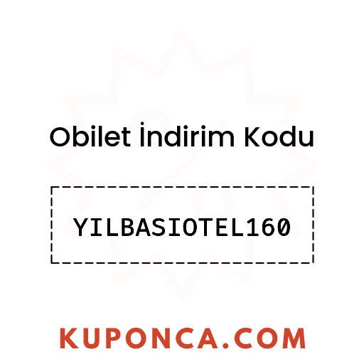 Obilet İndirim Kodu - YILBASIOTEL160