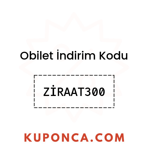 Obilet İndirim Kodu - ZİRAAT300