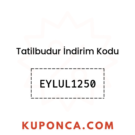 Tatilbudur İndirim Kodu - EYLUL1250