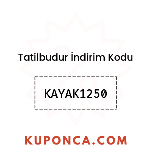 Tatilbudur İndirim Kodu - KAYAK1250