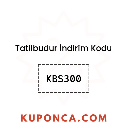 Tatilbudur İndirim Kodu - KBS300