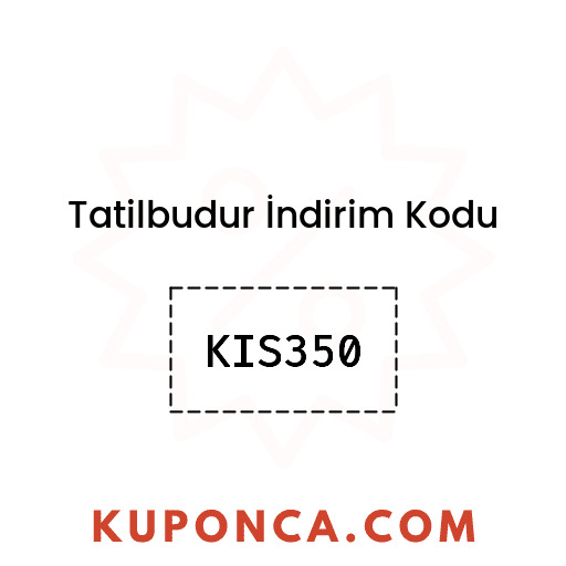 Tatilbudur İndirim Kodu - KIS350