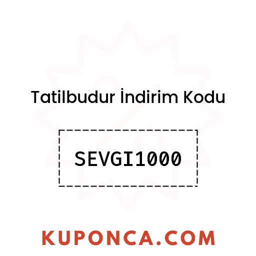 Tatilbudur İndirim Kodu - SEVGI1000