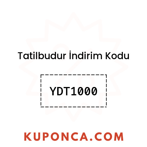 Tatilbudur İndirim Kodu - YDT1000