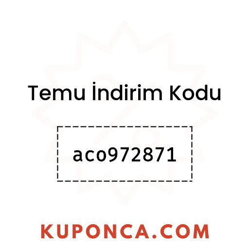 Temu İndirim Kodu - aco972871