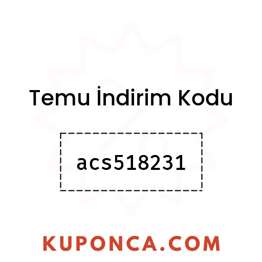 Temu İndirim Kodu - acs518231