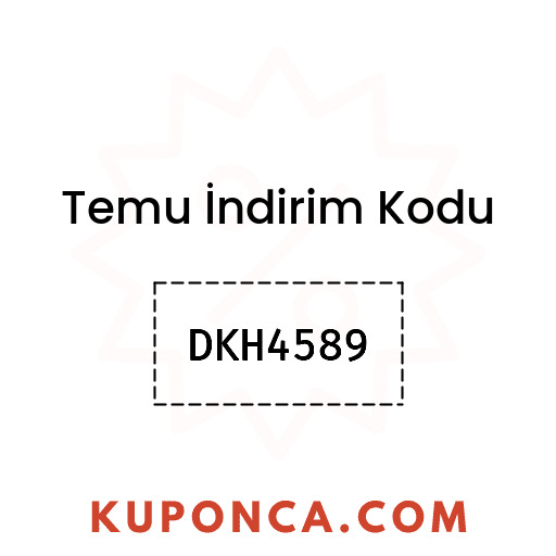 Temu İndirim Kodu - DKH4589