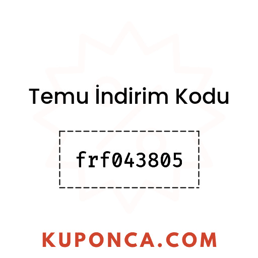 Temu İndirim Kodu - frf043805