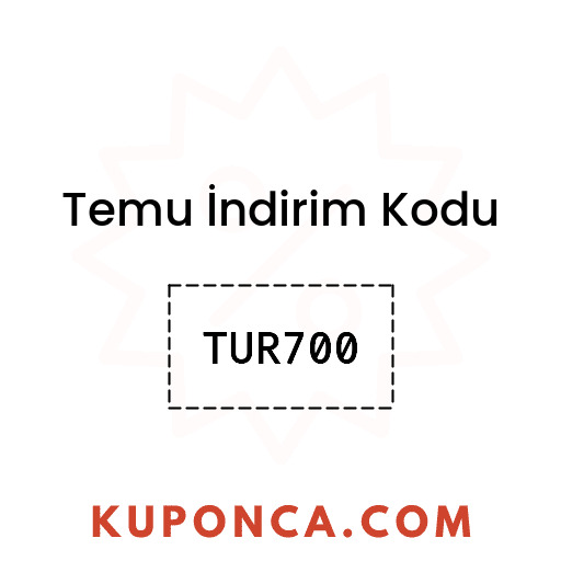 Temu İndirim Kodu - TUR700