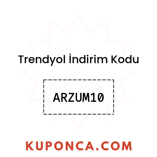 Trendyol İndirim Kodu - ARZUM10