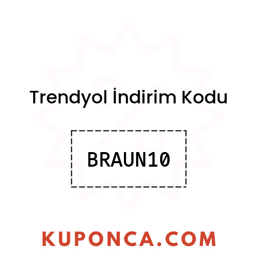 Trendyol İndirim Kodu - BRAUN10