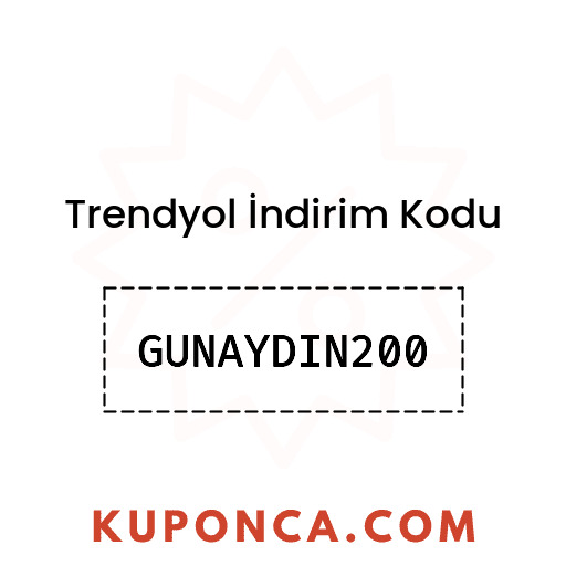 Trendyol İndirim Kodu - GUNAYDIN200