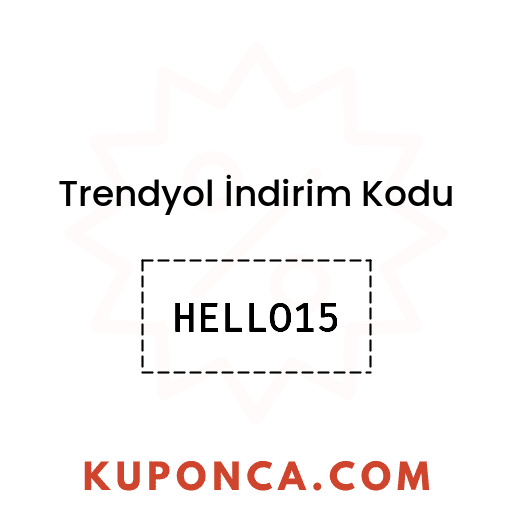 Trendyol İndirim Kodu - HELLO15