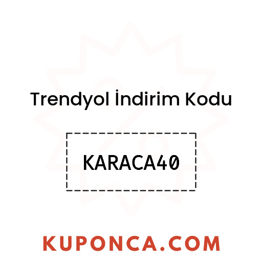 Trendyol İndirim Kodu - KARACA40