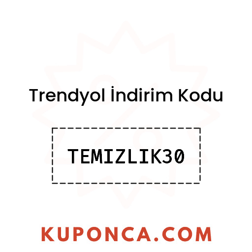 Trendyol İndirim Kodu - TEMIZLIK30