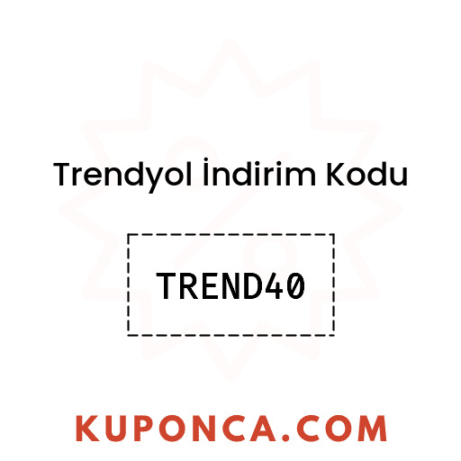 Trendyol İndirim Kodu - TREND40