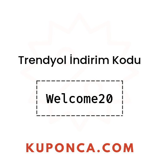 Trendyol İndirim Kodu - Welcome20