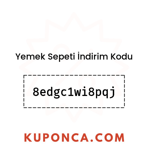 Yemek Sepeti İndirim Kodu - 8edgc1wi8pqj