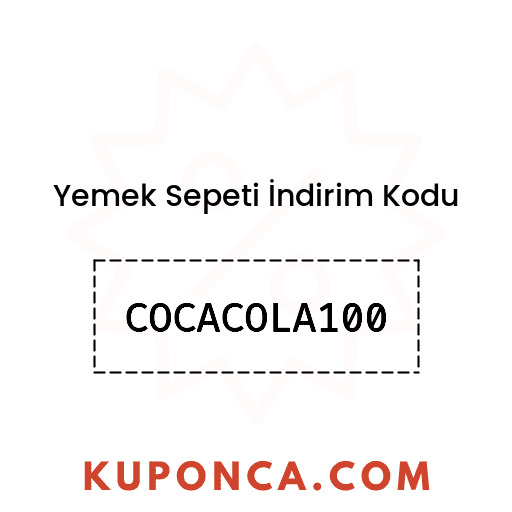 Yemek Sepeti İndirim Kodu - COCACOLA100