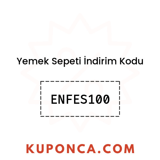 Yemek Sepeti İndirim Kodu - ENFES100