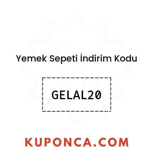 Yemek Sepeti İndirim Kodu - GELAL20