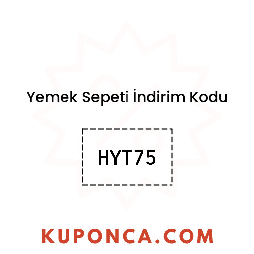 Yemek Sepeti İndirim Kodu - HYT75