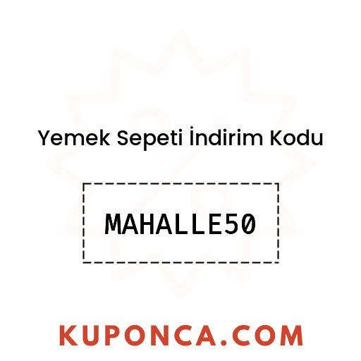 Yemek Sepeti İndirim Kodu - MAHALLE50